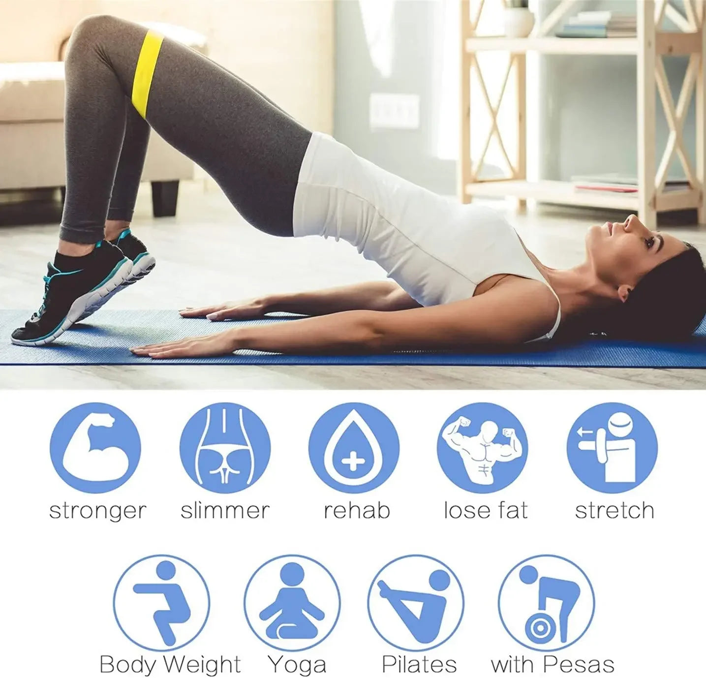 Resistance Bands for Full Body Workout and Training Set