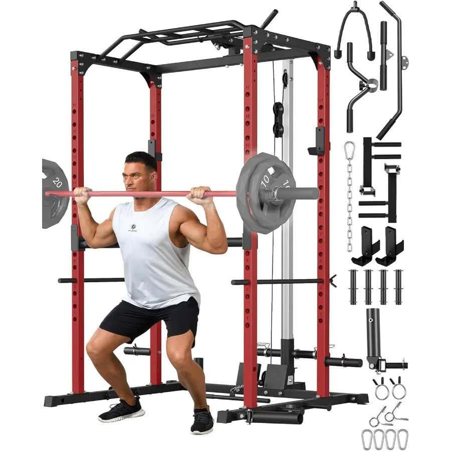 Power Cage and Racks for Home Gym