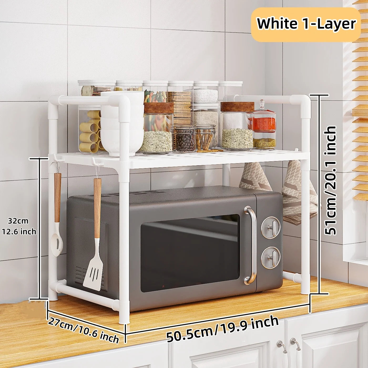 Durable Microwave Stand Shelf