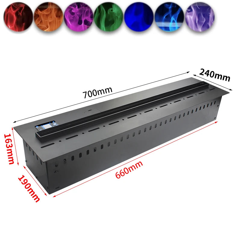 App Remote Control 3D Water Vapor Fireplace