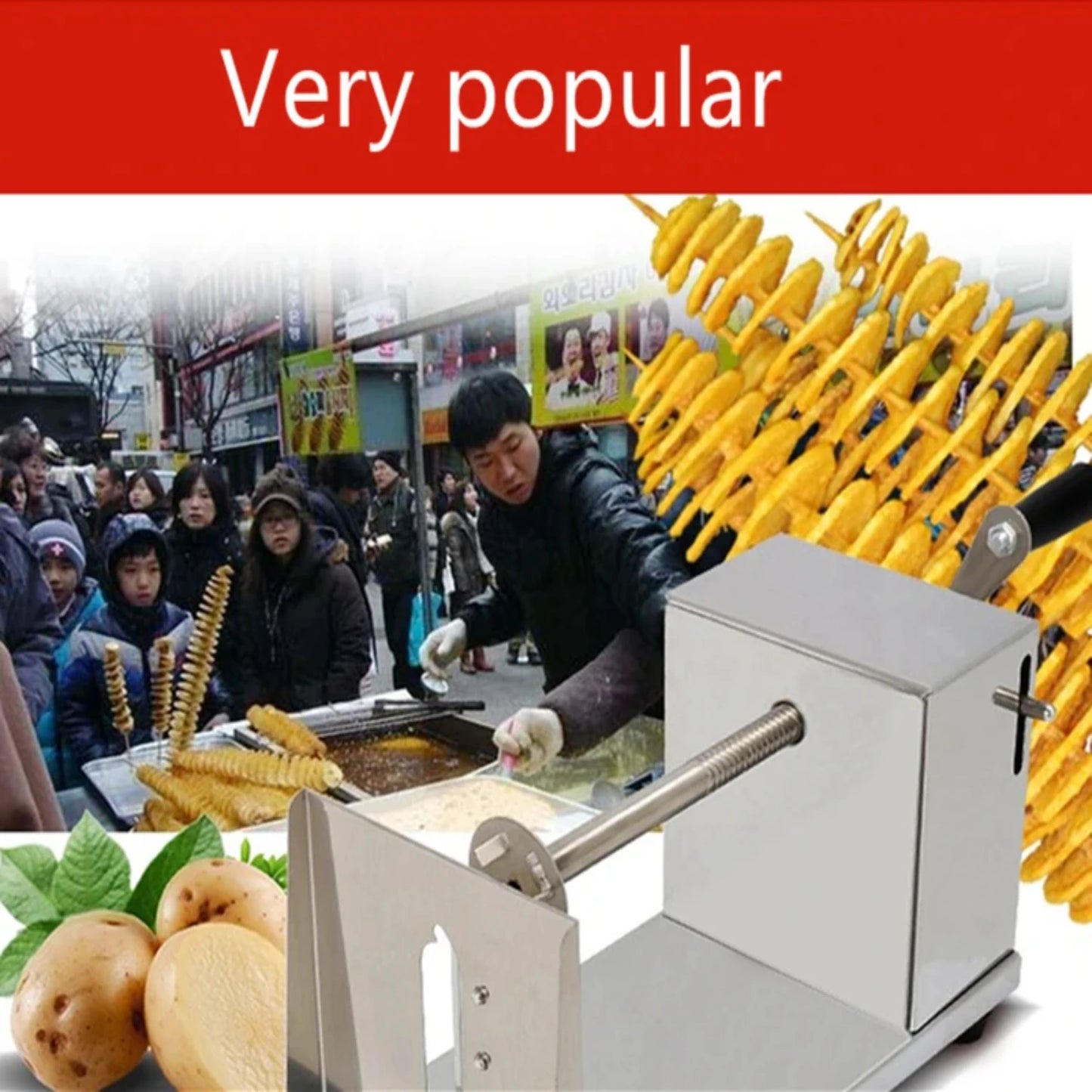 Hotsale Tornado Potato Cutter Machine