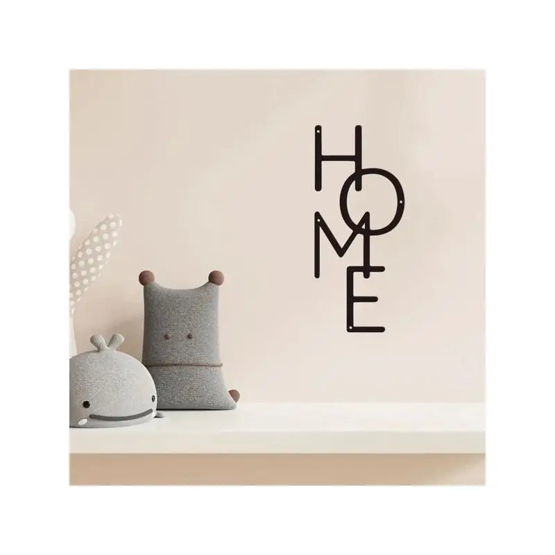 Unique Metal Home Sign for Entryway Decor and Housewarming Gift