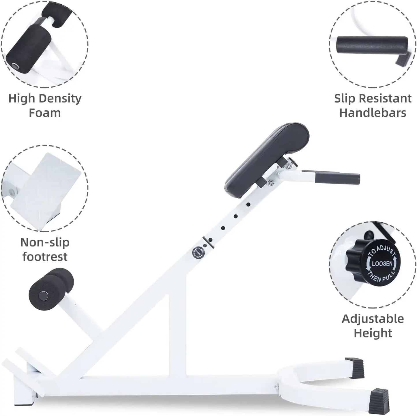 Adjustable Roman Chair for Core and Back Training