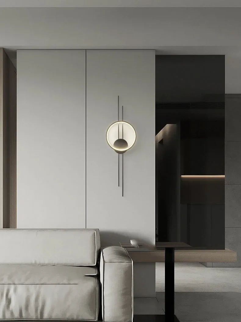 Enerlord Nordic Copper LED Wall Light Fixture Modern