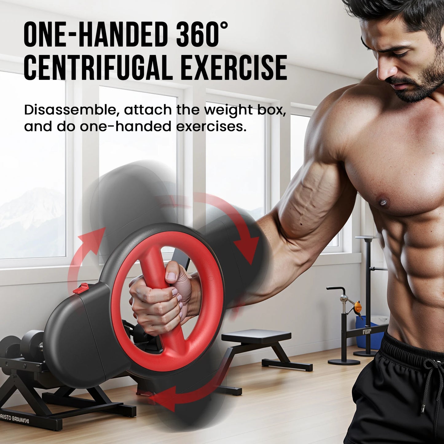 AKLUER Forearm Rotation Training Device For Arm Strength