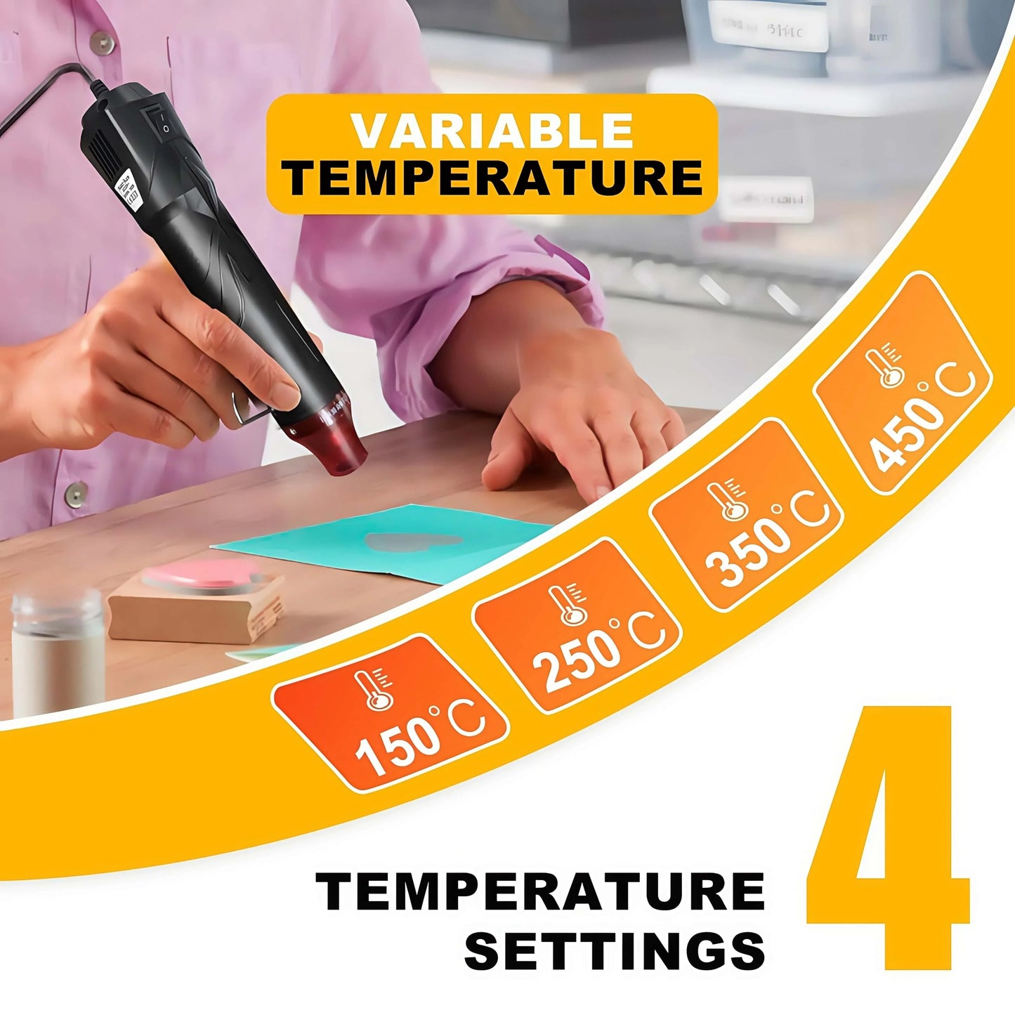 220V Hot Air Gun Soldering Temperature Blower Gun
