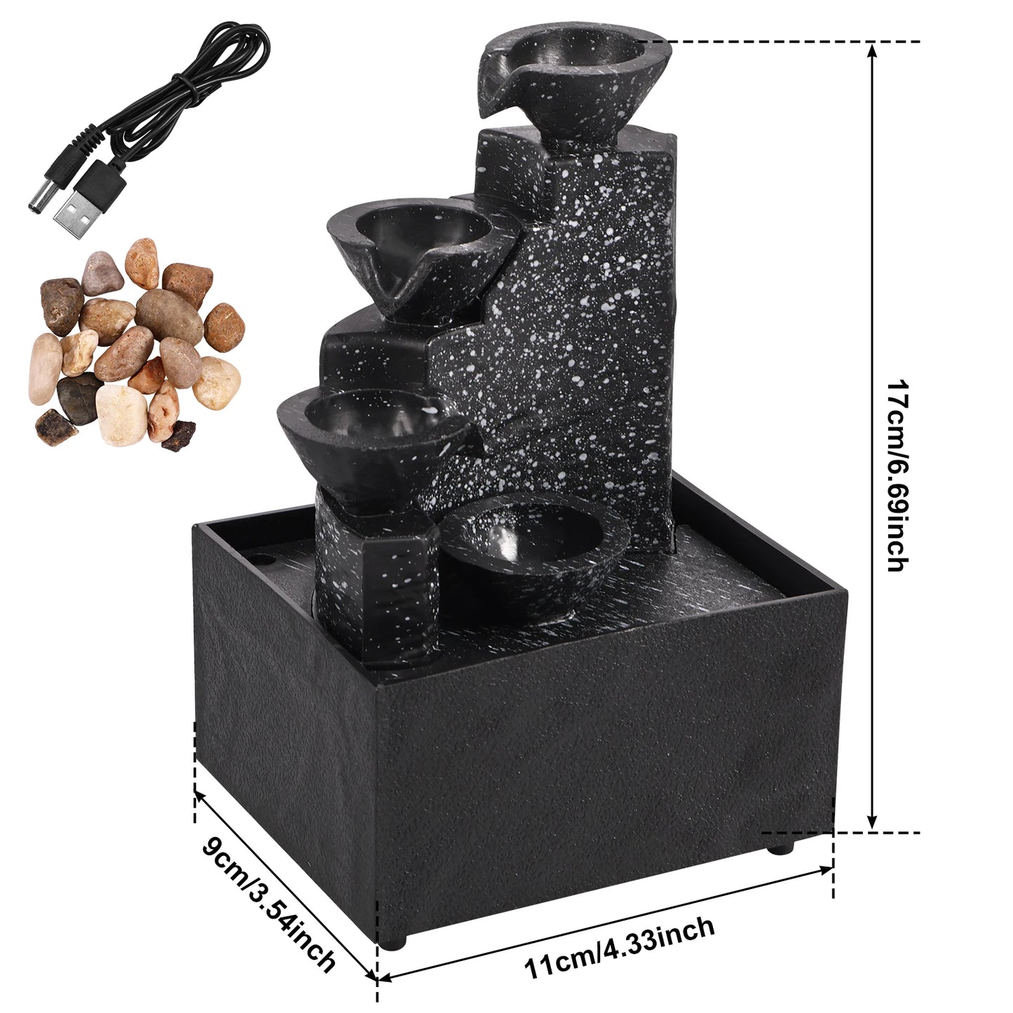 Tabletop Water Fountain,