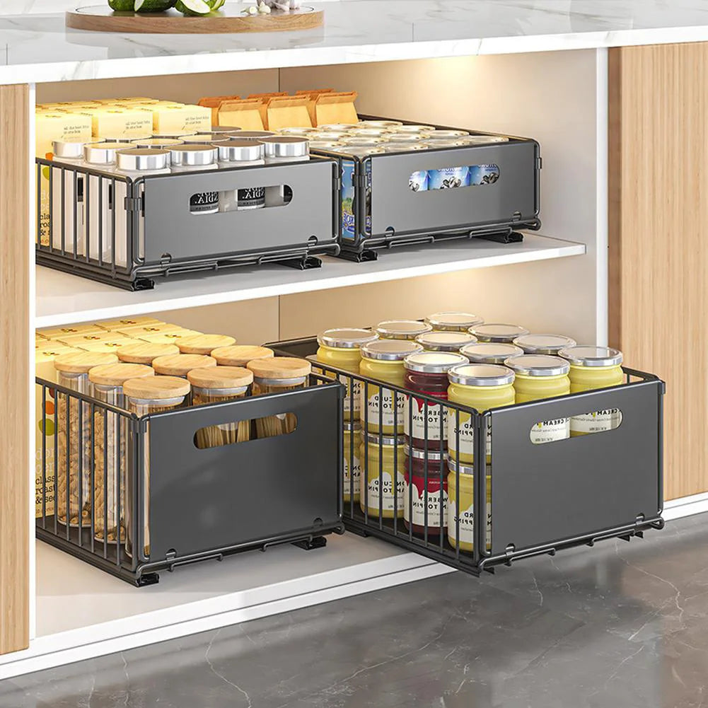 1pc/2pcs Pull Out Cabinet Organizer,