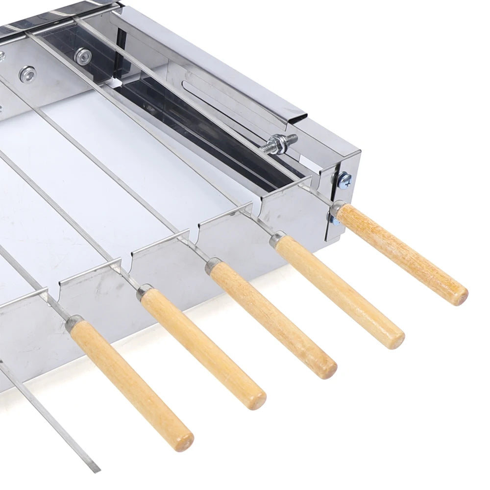 Camping Barbecue Stainless Steel Outdoors Electric Rotisserie