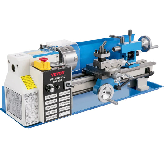 VEVOR Metal Mini Lathe 7"X14 Inch 550W