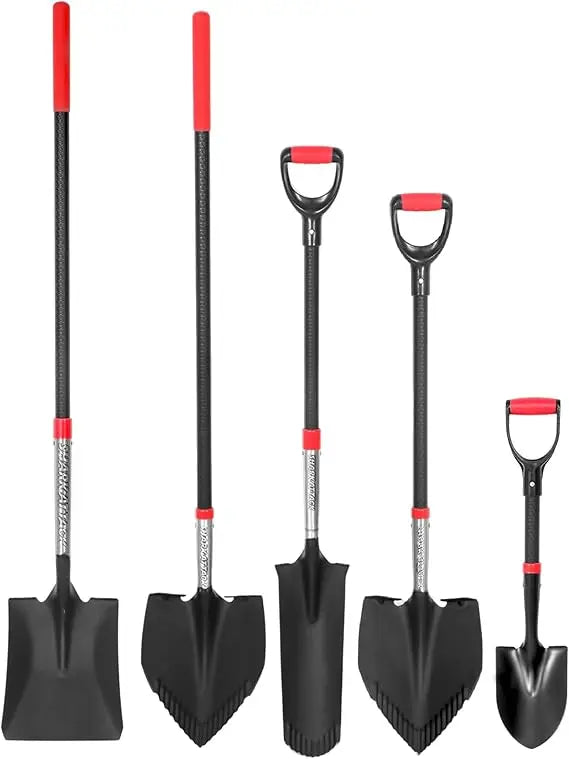 Multi-Size Steel Garden Shovel Set