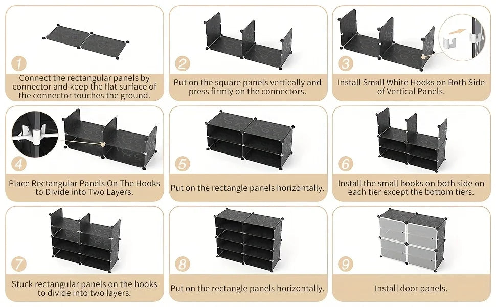 Space-saving Tower Shoe Rack