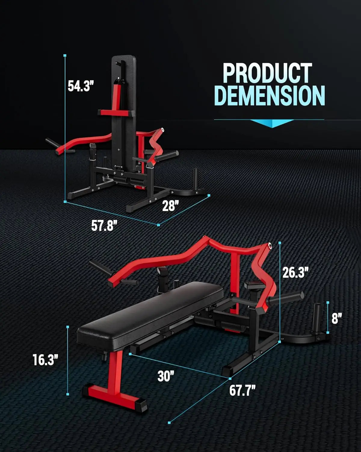HiMISS Chest Press Machine For Strength Training Equipment