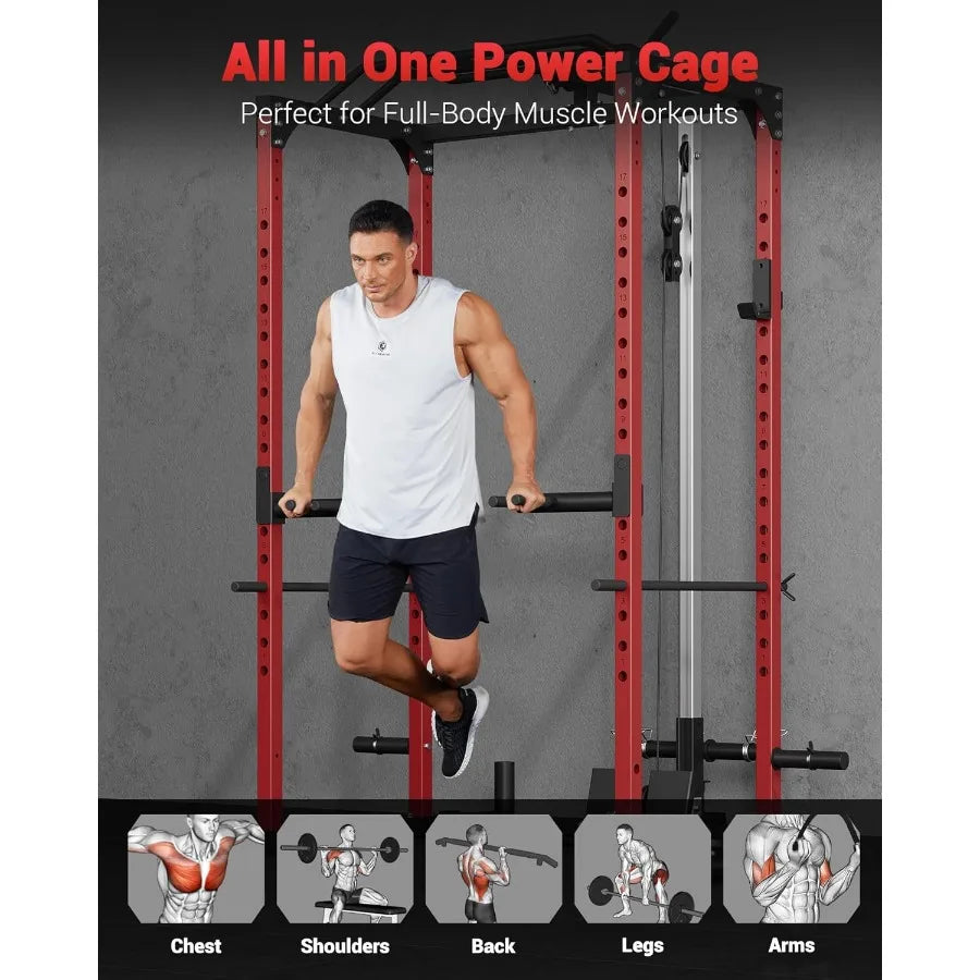 Power Cage and Racks for Home Gym