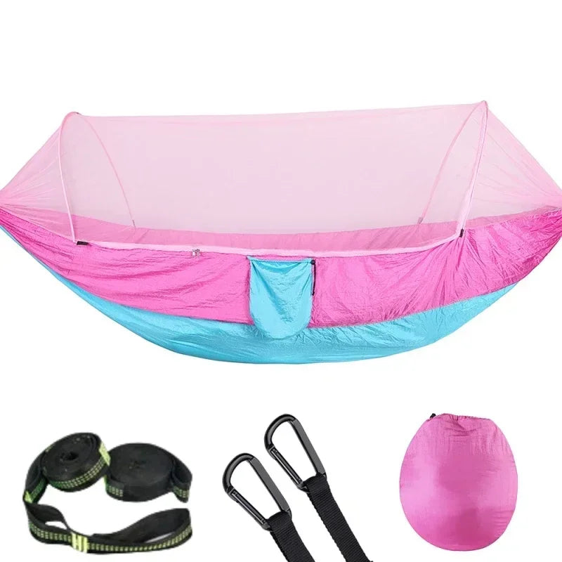2023 Camping Hammock with Mosquito Net