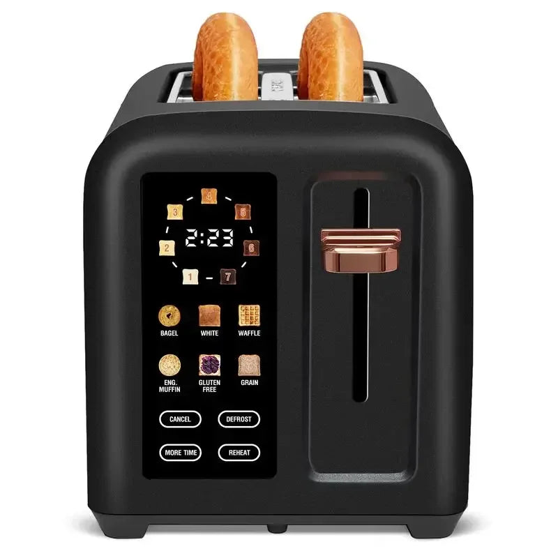 Smart Touchscreen Toaster with LCD Display and Functions