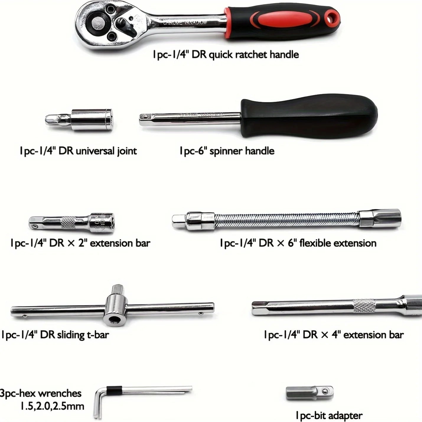 AIRAJ 46 Piece Repair Tool Kit