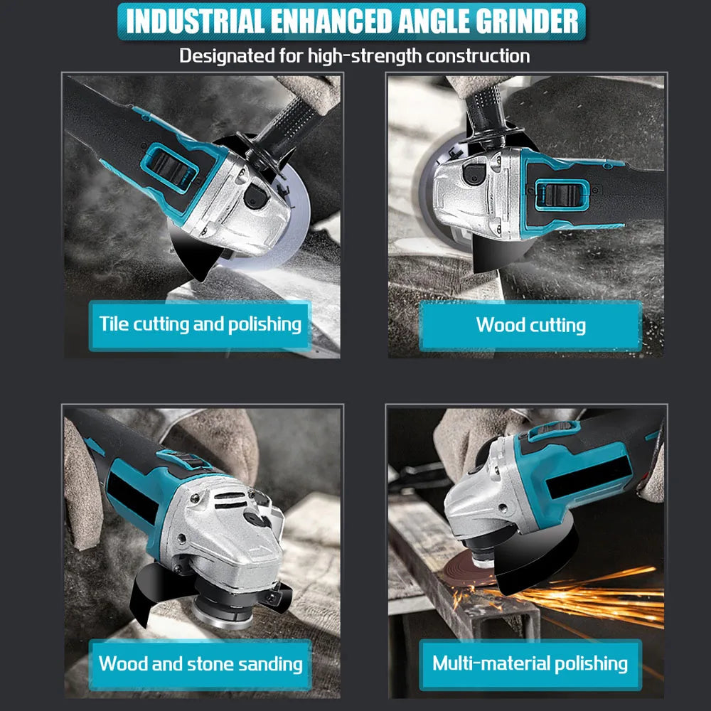 125MM Brushless Electric Angle Grinder