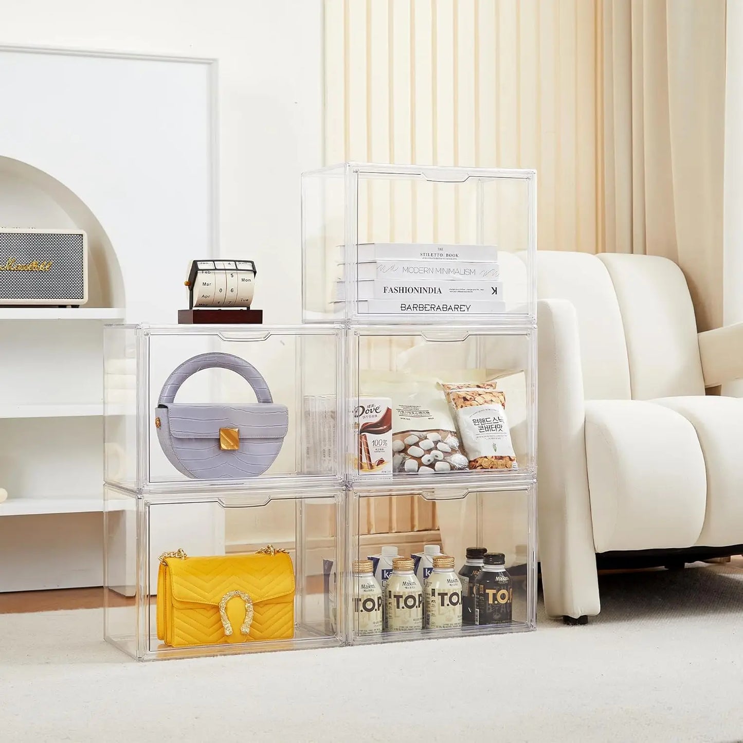 Guangdong Clear Large Capacity Storage Box Organizer