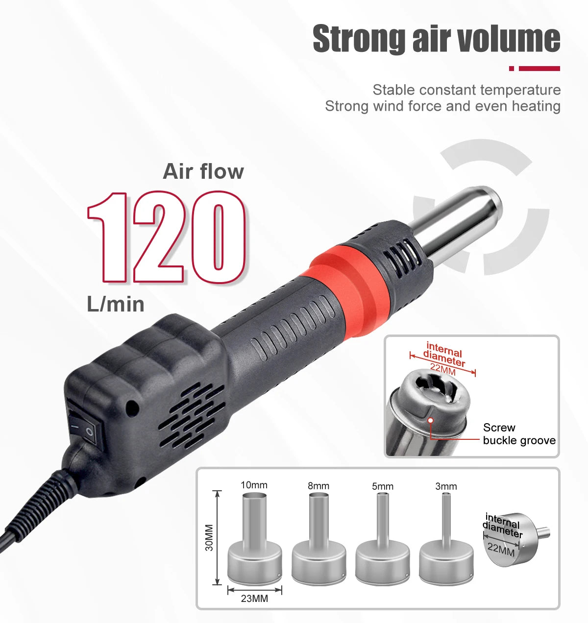 JCD Micro Hot Air Gun