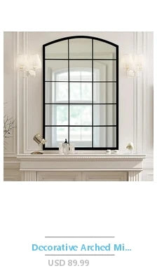 4 Pcs Square Silver Mirror Wall Decor Set 1.2 Inch