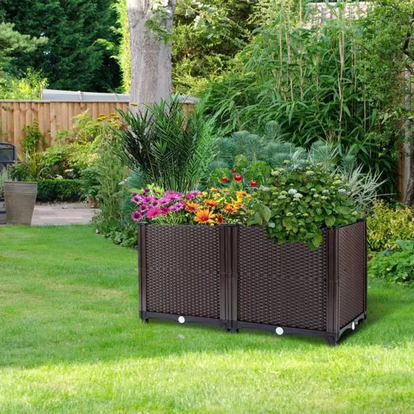 Self Watering Raised Garden Bed