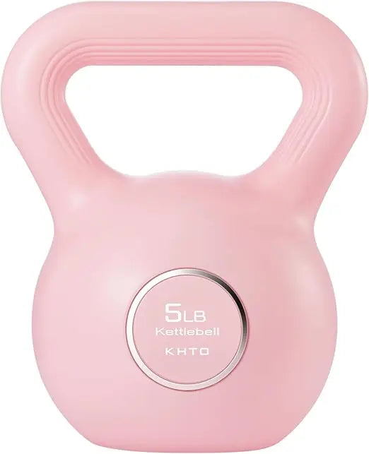 Kettlebells Fitness Exercise Set For Strength Training Durable Plastic Construction