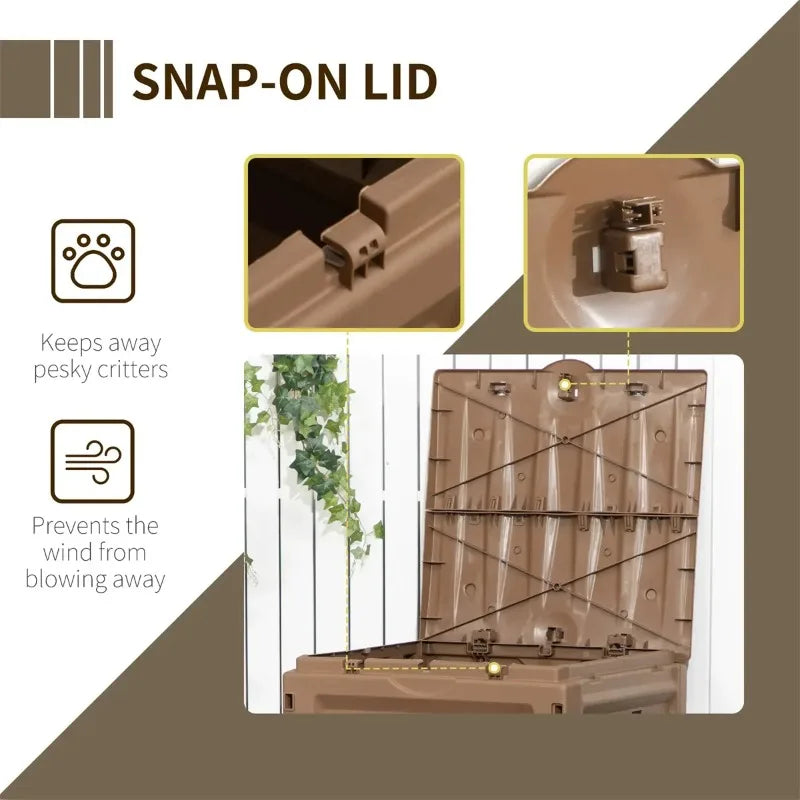 Outdoor Compost Bin 120 Gallon