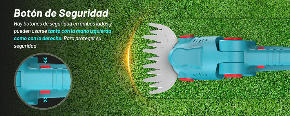 SEESII 2 IN 1 Cordless Hedge Trimmer
