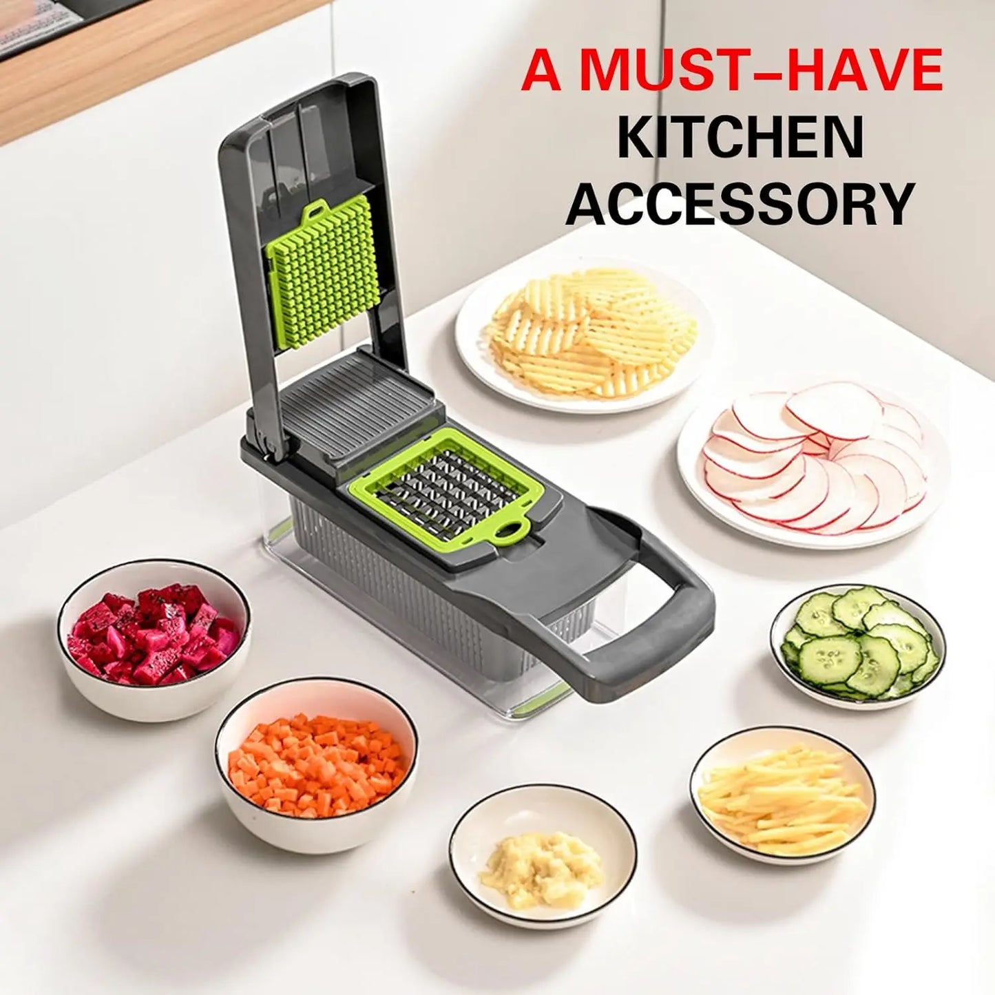 16 In 1 Professional Kitchen Slicer Multi Tool For Fruits And Vegetables