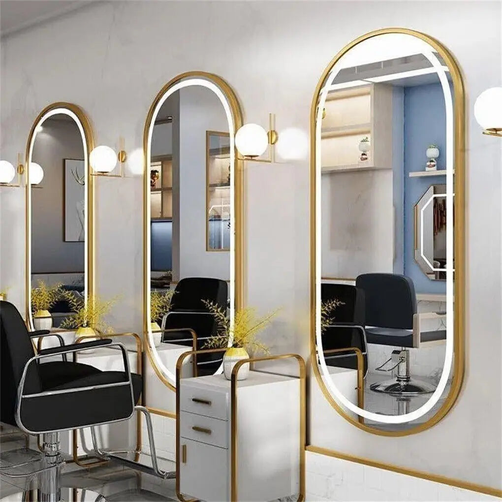 LUVODI Luxury Oval Led Illuminated Bathroom Mirror