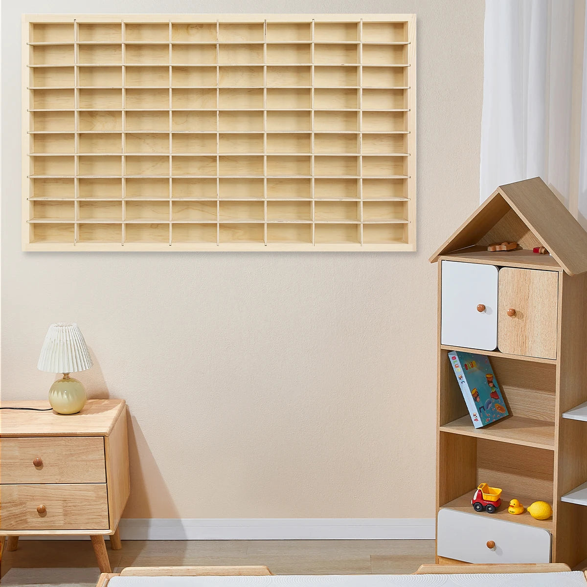 80 Grids Diecast Car Storage Rack For Hot Wheels Matchbox