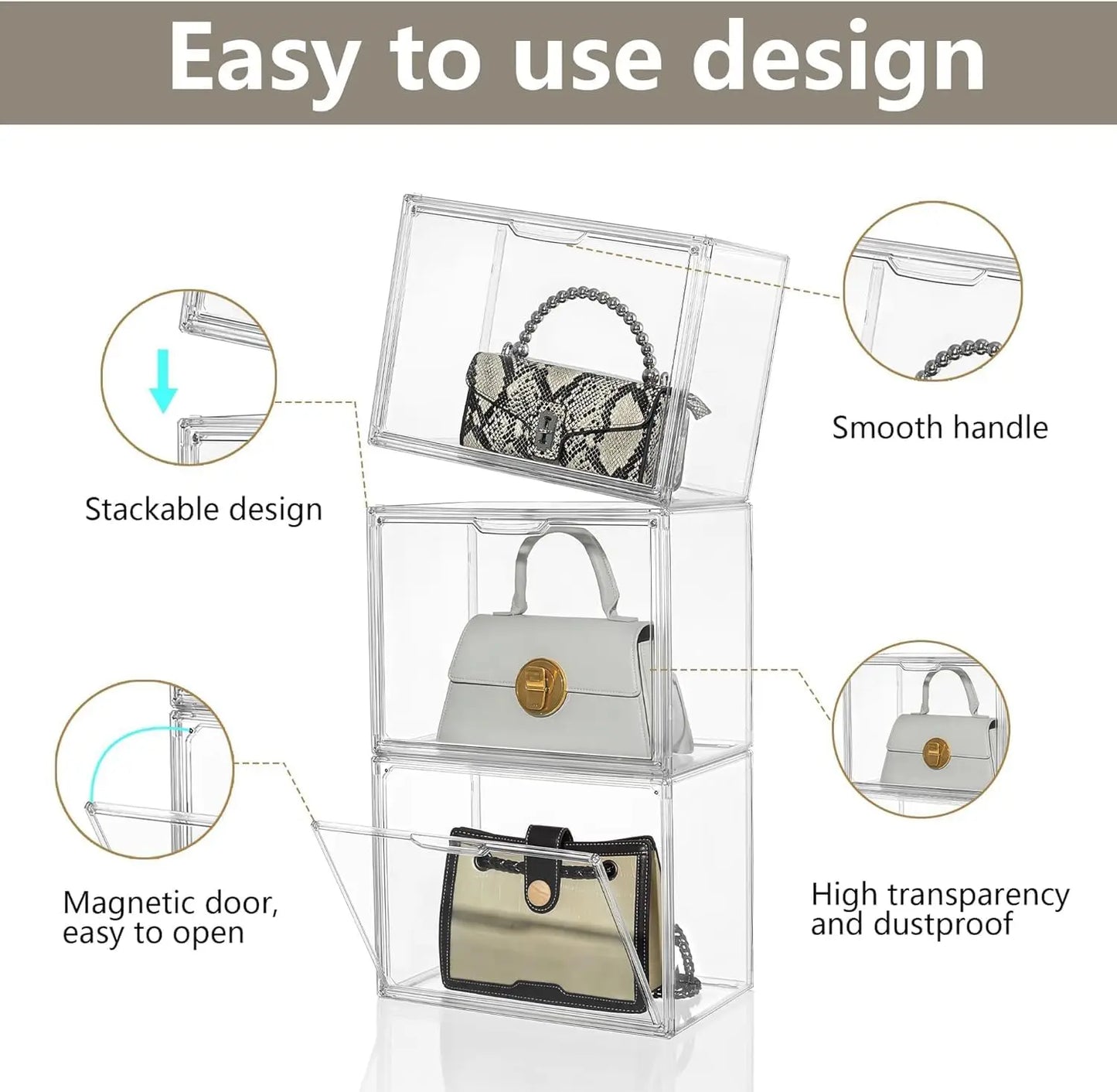 Guangdong Clear Large Capacity Storage Box Organizer