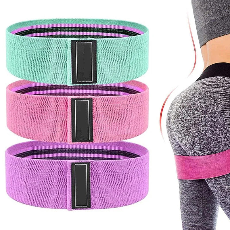 Elastic rubber resistance bands for yoga