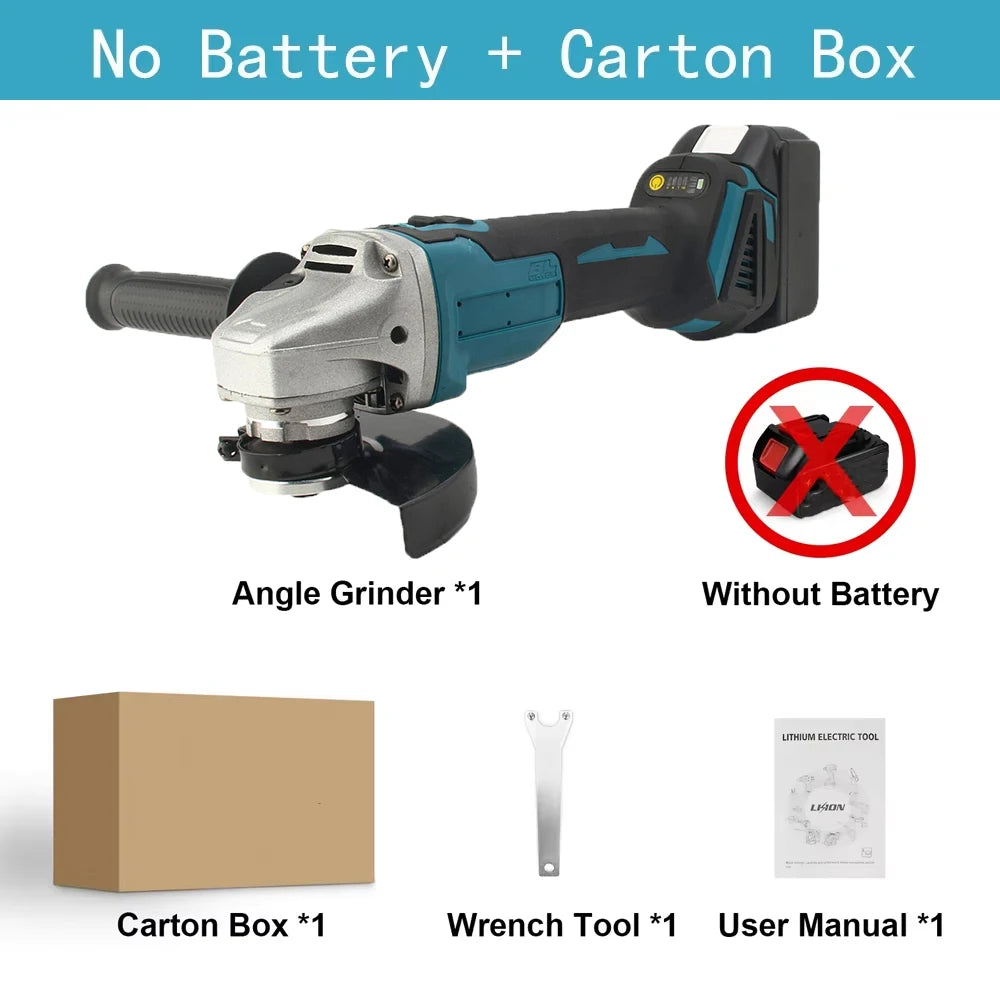 125MM Brushless Electric Angle Grinder