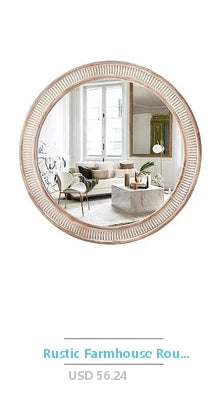 4 Pcs Square Silver Mirror Wall Decor Set 1.2 Inch
