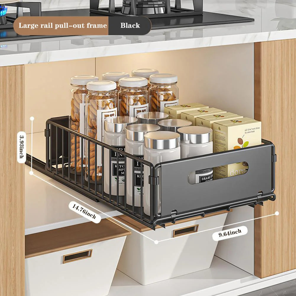 1pc/2pcs Pull Out Cabinet Organizer,