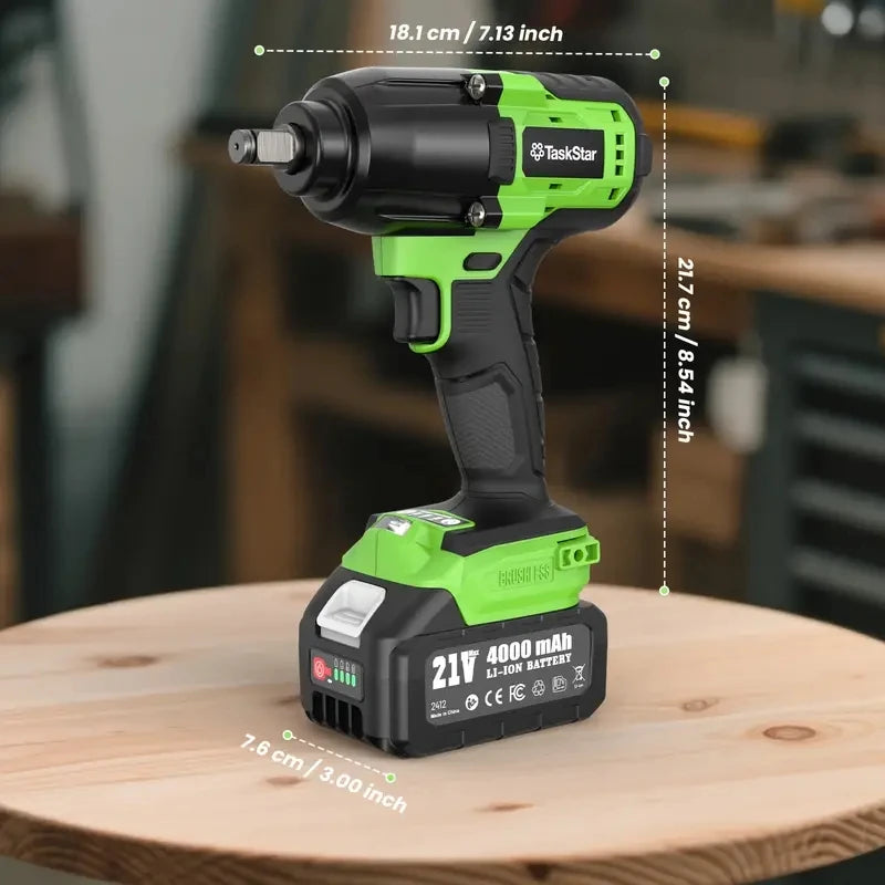 TaskStar 1000N.m Brushless Impact Wrench
