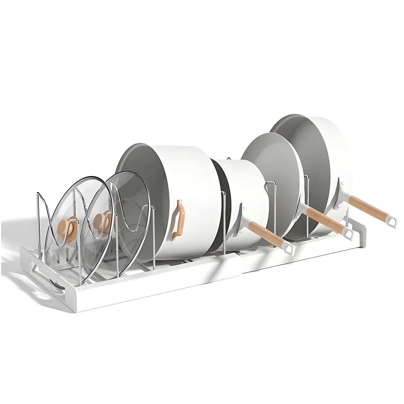 Feature Expandable Utensil Storage Rack