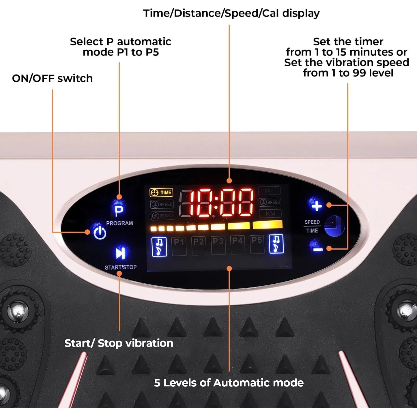 Vibration Plate Fitness Vibration Board For Standing Body Workout