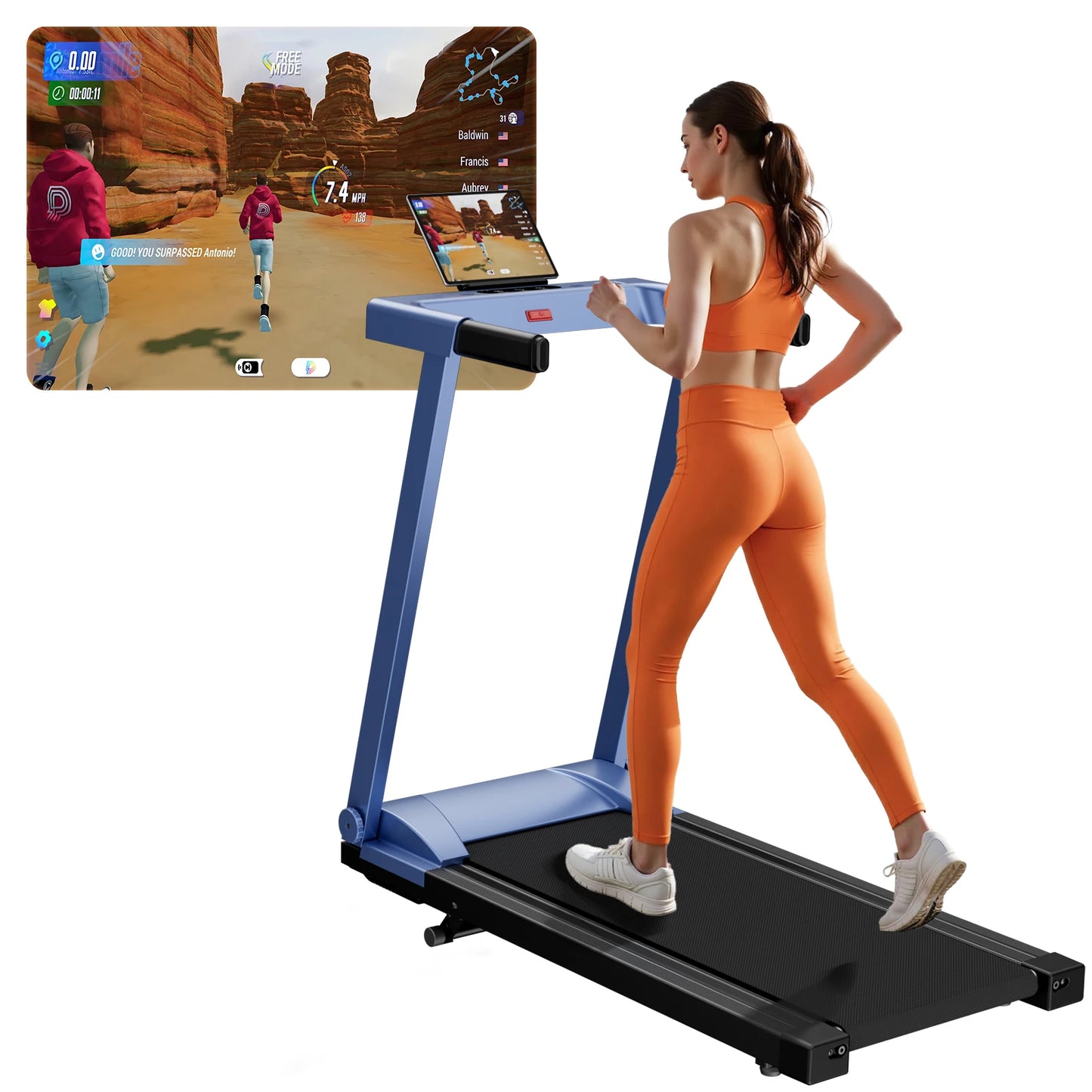 Driving Power 3.0 HP Treadmill With Adjustable Incline PerformanceEnhancementModule