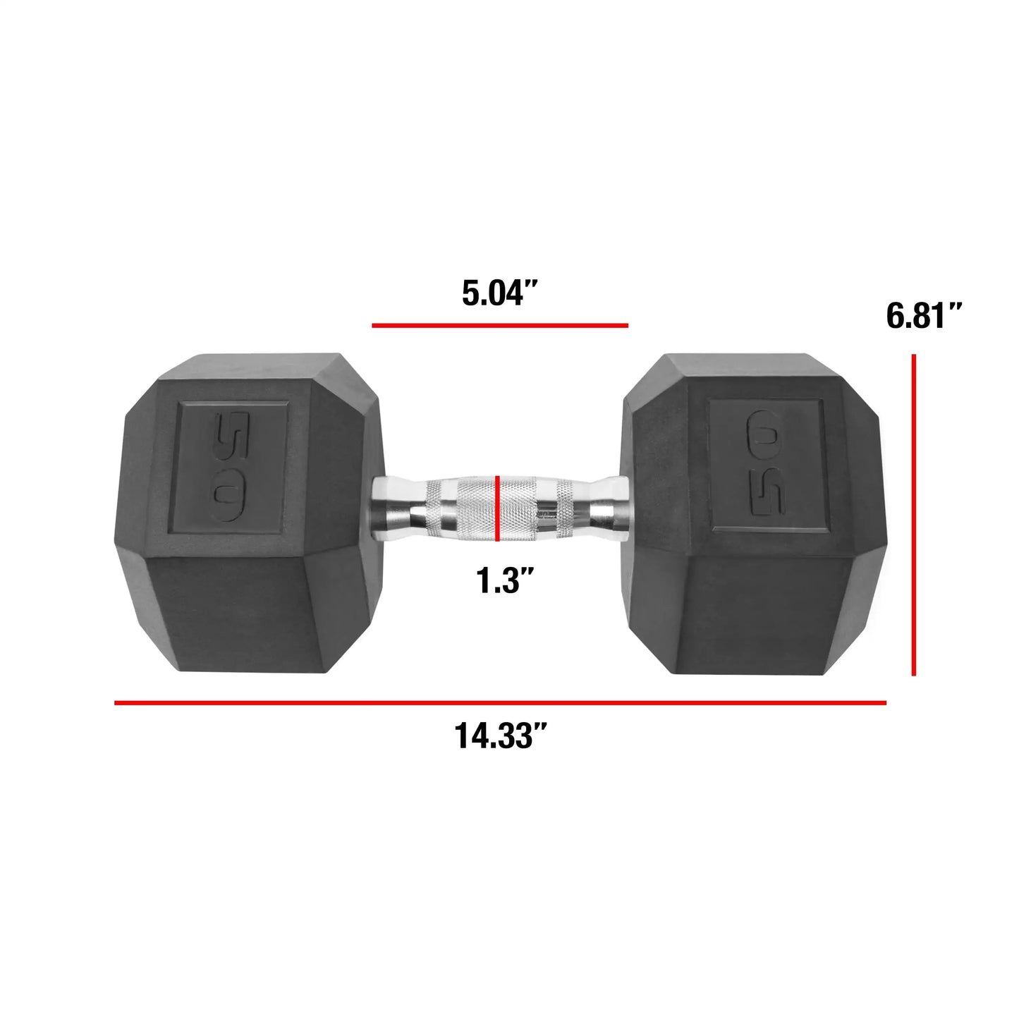 Powerlifting-Grade Hign-concerned Premium Rubber Coated Hex Dumbbells For Strength Training