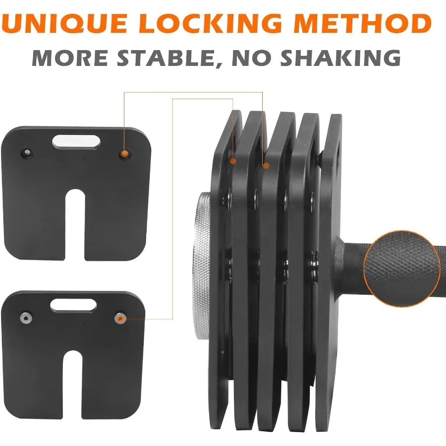 9 in 1 Free Adjustable Dumbbell Set