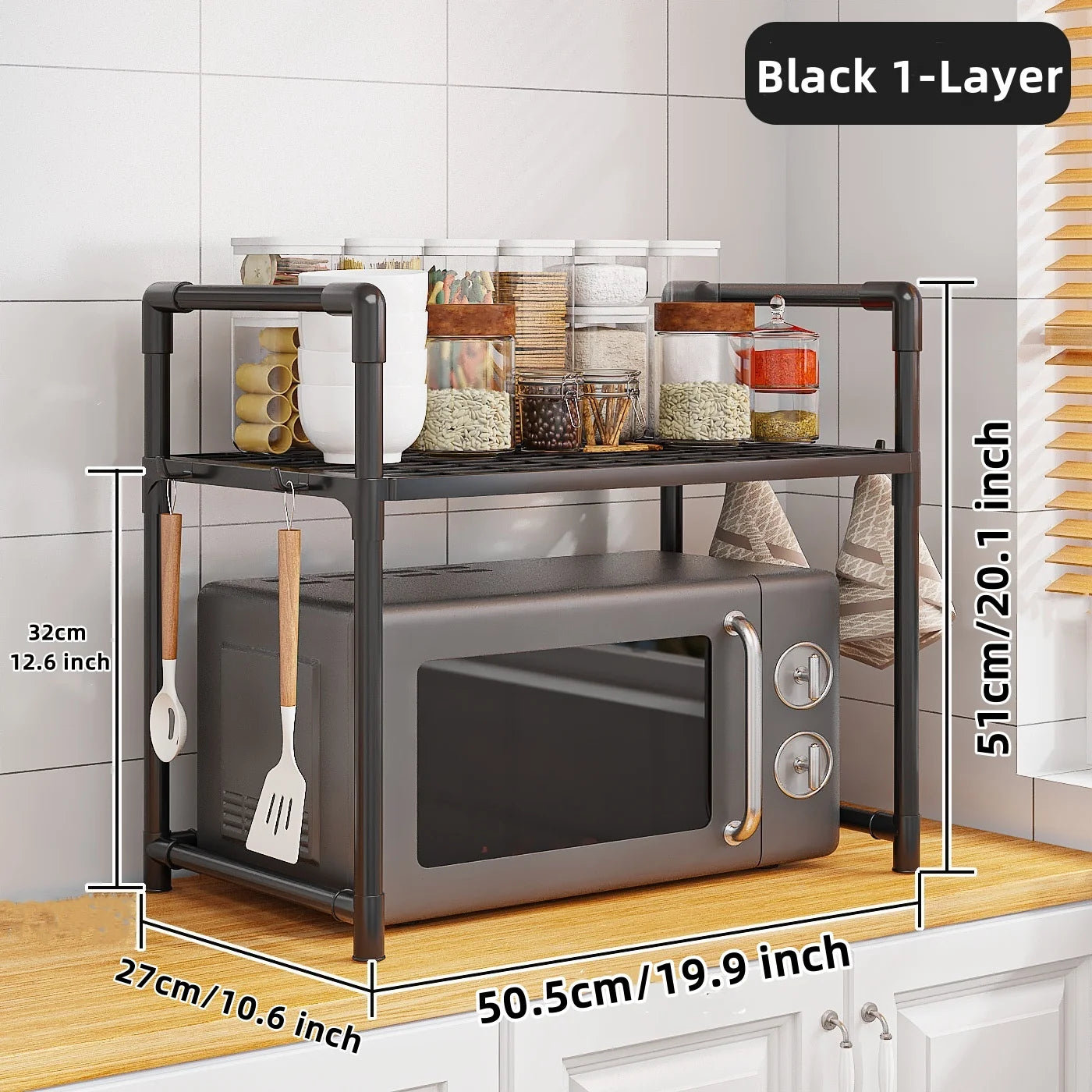 Durable Microwave Stand Shelf