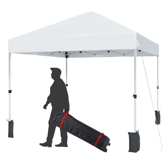 10x10ft Center Locking Waterproof Canopy Tent for 5-8 People