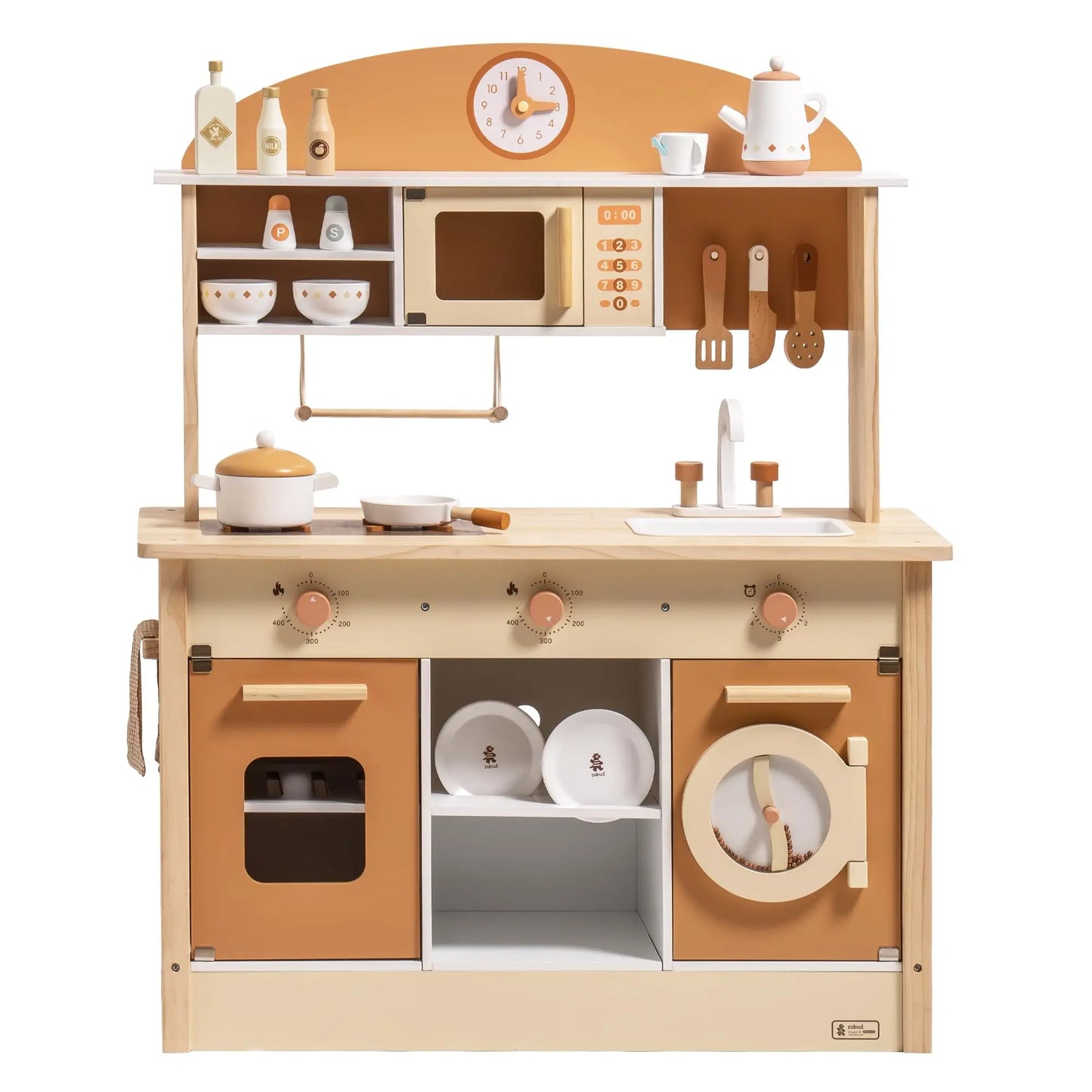 ROBOTIME Wooden Modern Style Play Kitchen