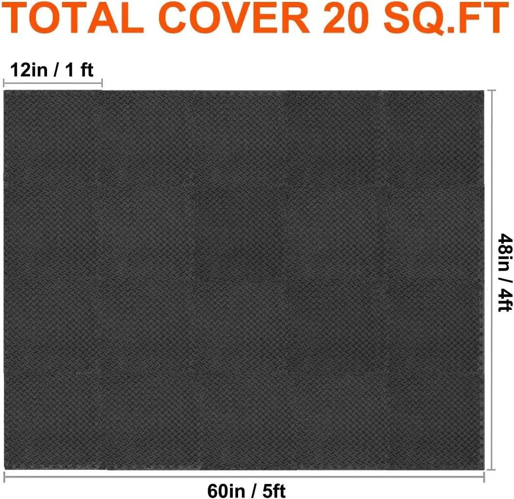 16Pcs Eva Foam Mat Anti-Slip Mat