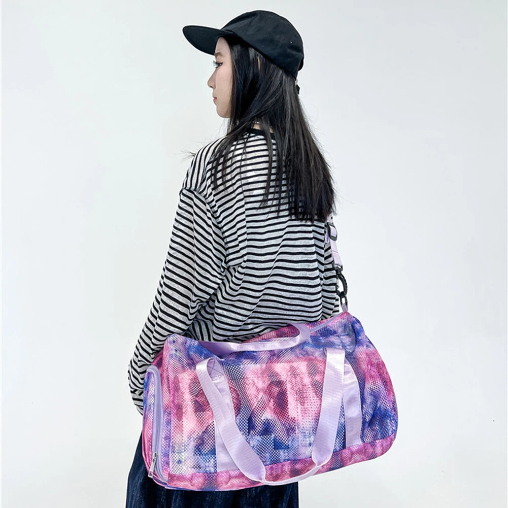 Mesh Travel Duffle Bag Luggage Bag