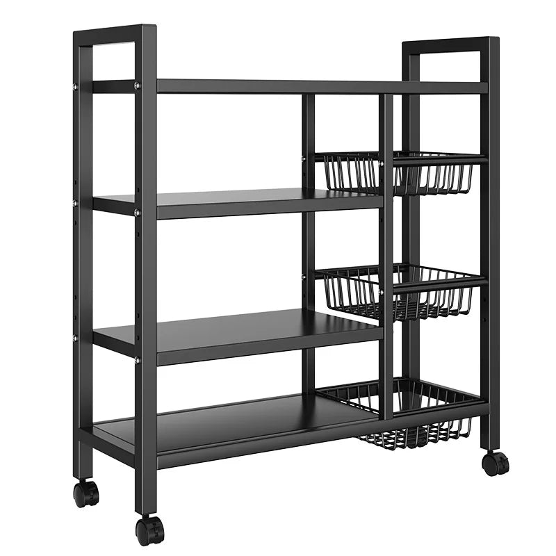 Multi-functional removable cabinet storage rack