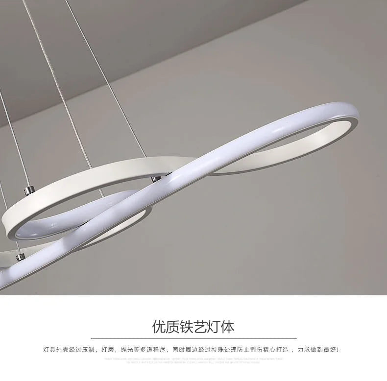 White Black Gold Led Pendant Light for Kitchen Dinning Room